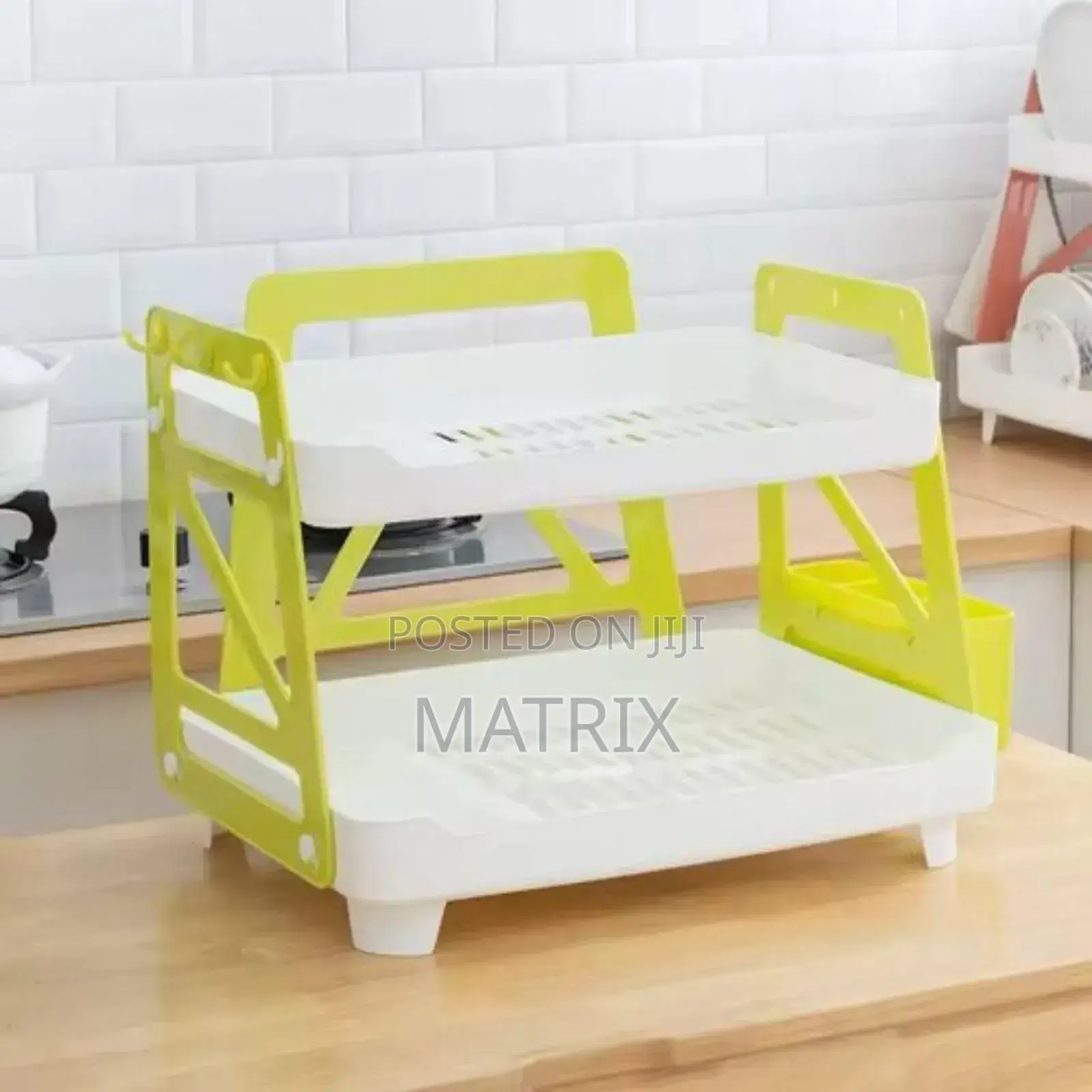 2 Tier/Double Dish Drainer - Multicolor