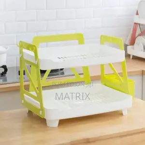 2 Tier/Double Dish Drainer - Multicolor