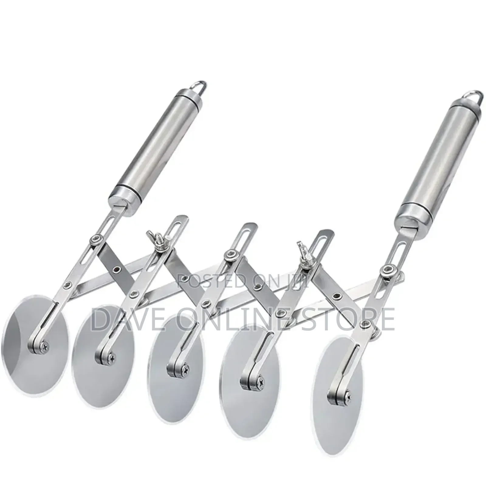 5 Wheel Pastry Cutter Pizza Knife Divider With Handle
