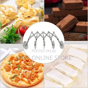 Stainless Pizza Slicer,Expandable Pastry Knife Baking Cutter
