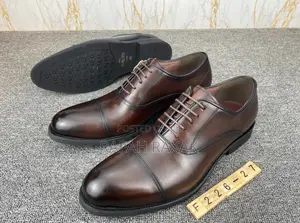 Original Dark Tan Berluti Formal/Gentle Oxfords Shoes