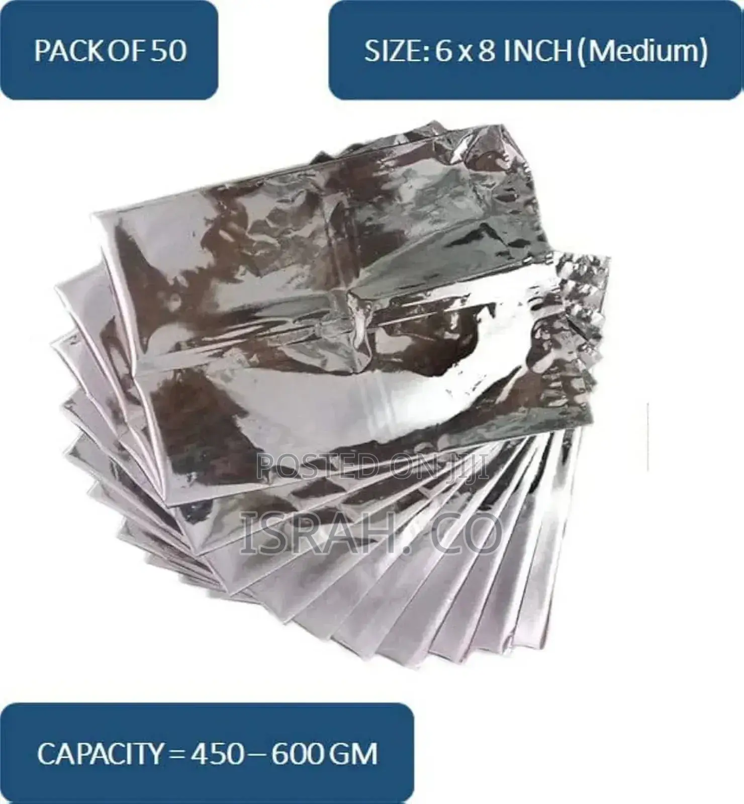Plain Silver Aluminum Foil Laminated
