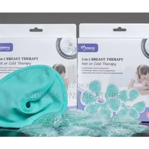 Mom Easy 3in1 Breast Therapy Ice Pack Pads Hot or Cold Use