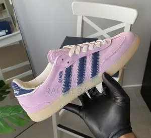 Classic Adidas Samba Og “Notitle Hot Pink” Suede Sneakers