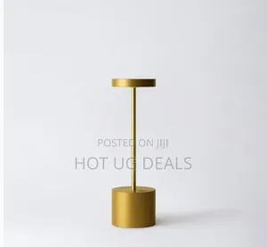 Luxury Small Portable Touch Controlled Table Lamp - Gold