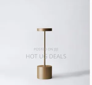Luxury Small Portable Touch Controlled Table Lamp - Gold