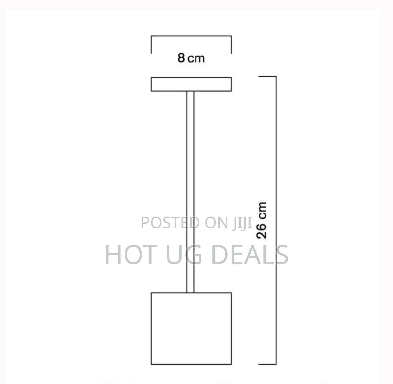 Luxury Small Portable Touch Controlled Table Lamp - Gold