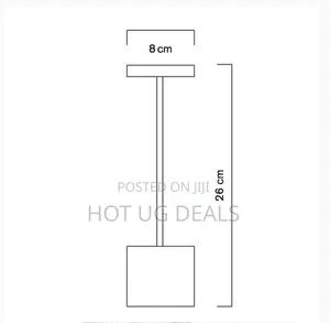 Luxury Small Portable Touch Controlled Table Lamp - Gold