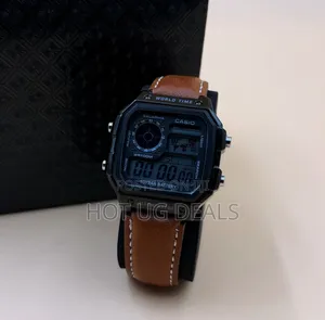 Casio Illuminator Digital Wrist Watch With Leather Strap