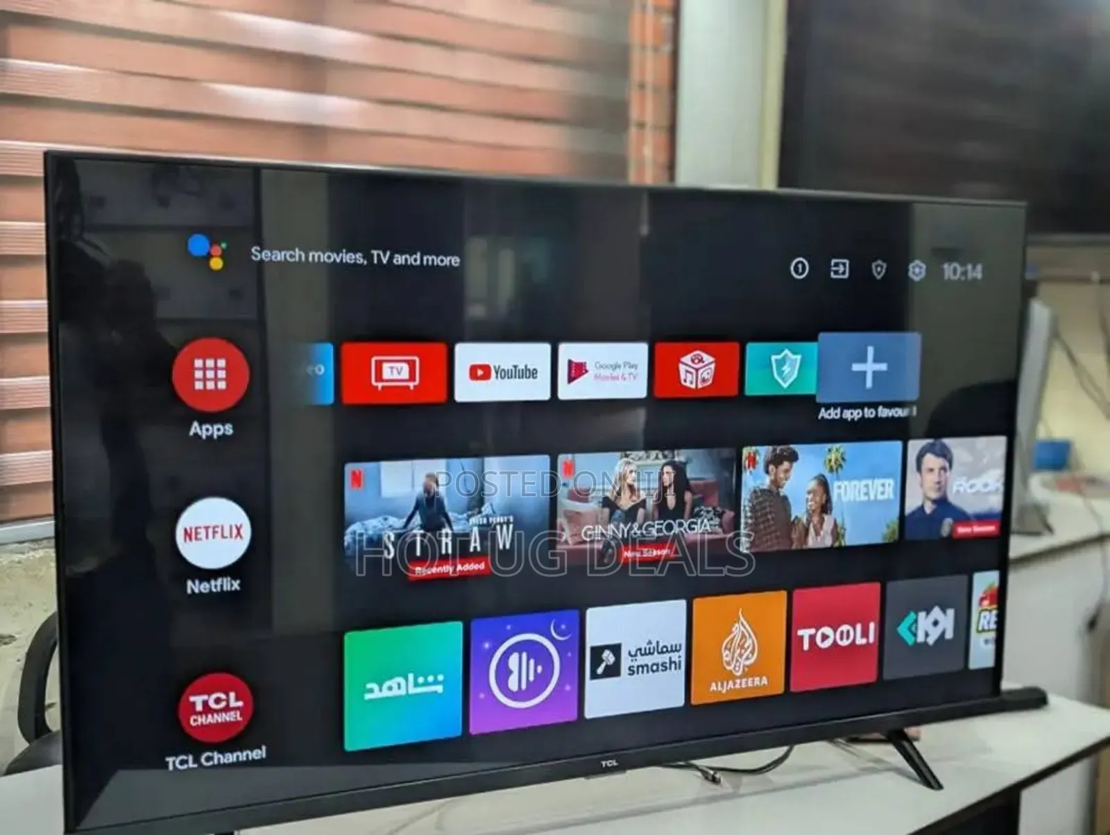 TCL 43-Inch Smart Android Tv With Bluetooth,Youtube,Netflix