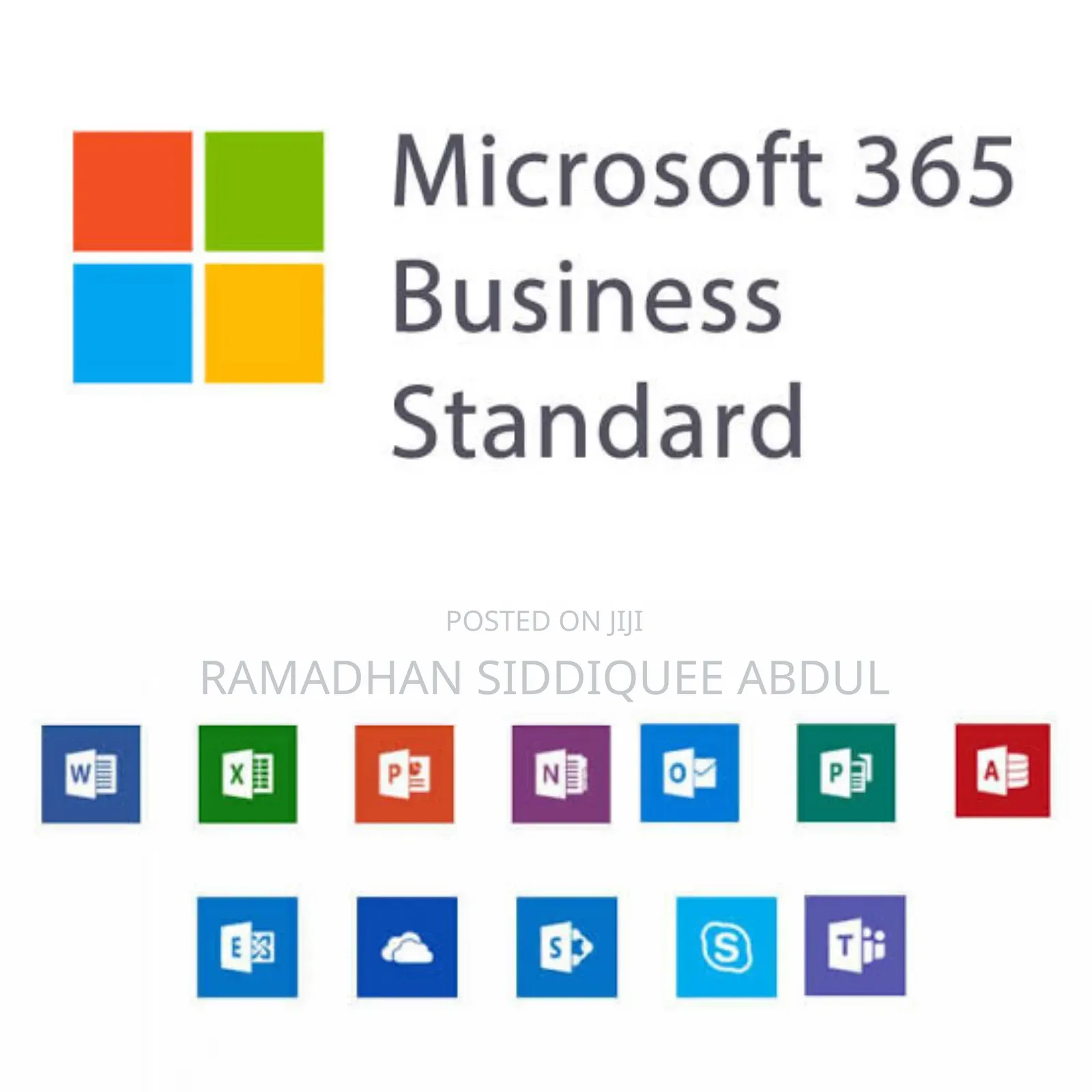 Microsoft 365 Business Standard | 12-Month , 1 Person