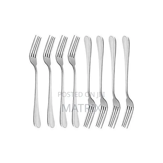 Set of 6pc Dinner Forks - Silver