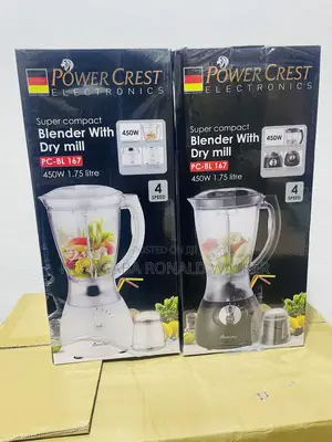 3 Plug 2 in 1 Blender Black
