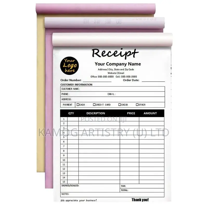 Receipt Books