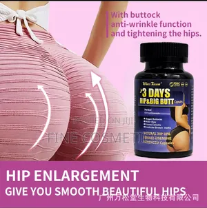 3days Hip + Big Butt Booster Capsules Curvy Enhancement Pill
