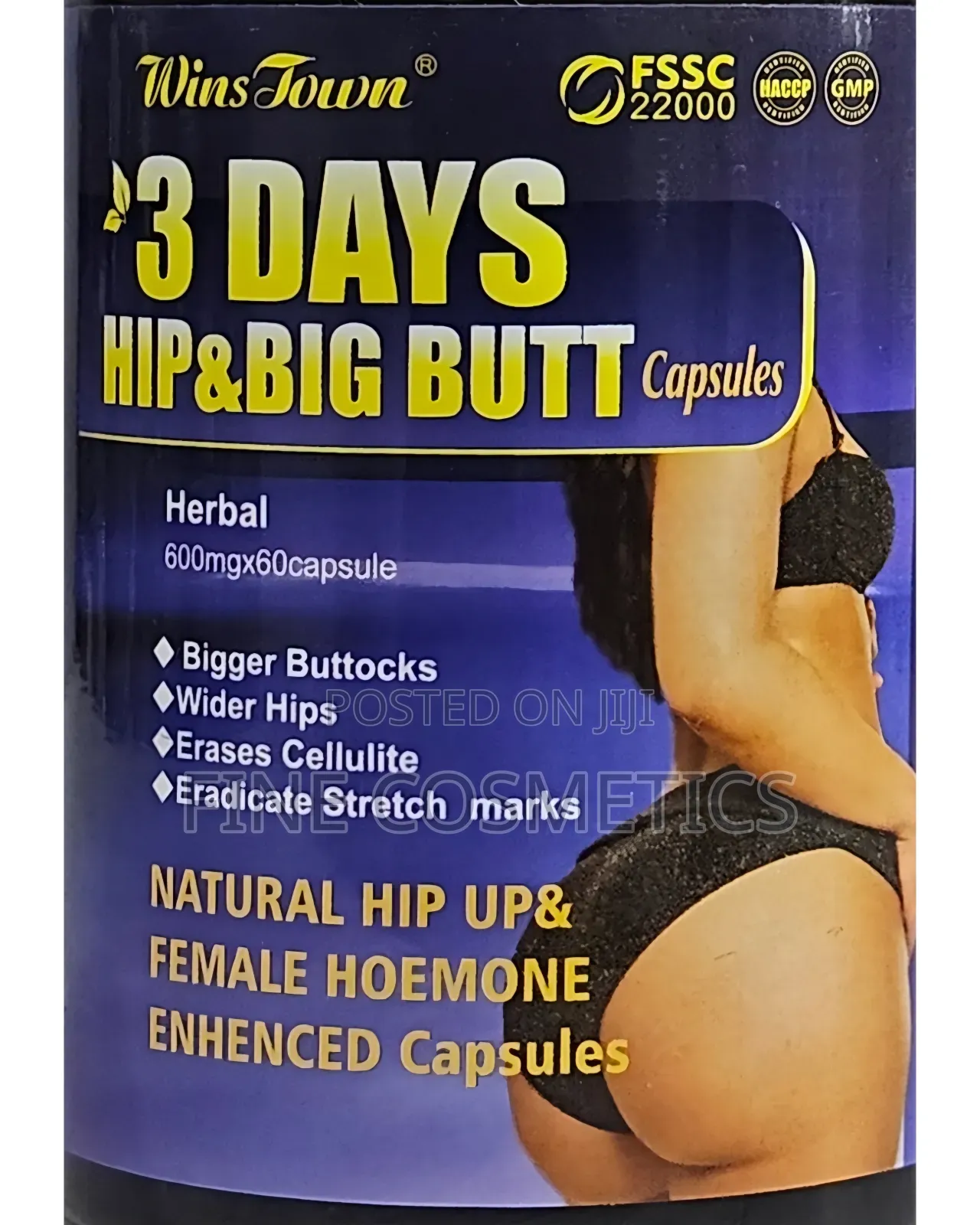3days Hip + Big Butt Booster Capsules Curvy Enhancement Pill