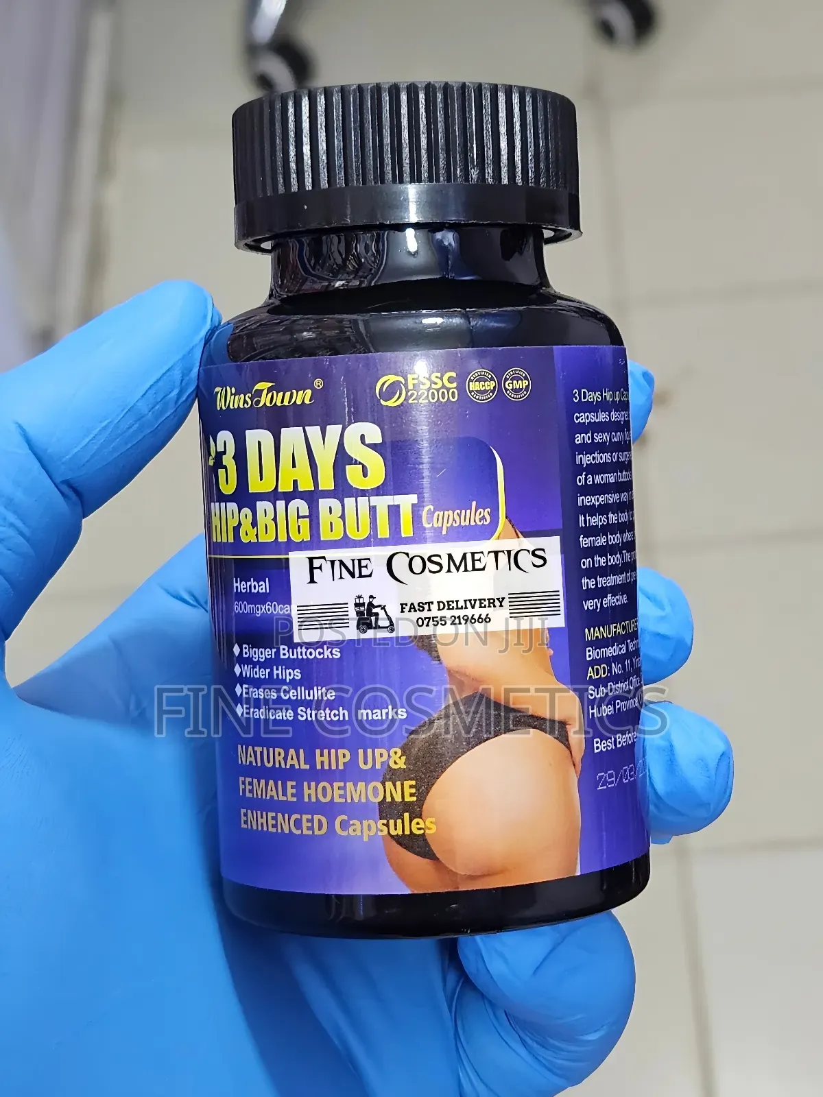 3days Hip + Big Butt Booster Capsules Curvy Enhancement Pill