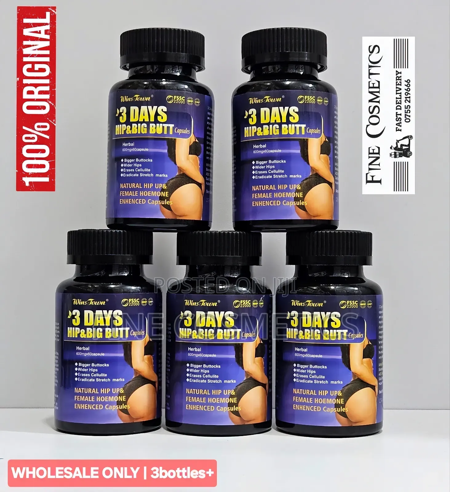 3days Hip + Big Butt Booster Capsules Curvy Enhancement Pill