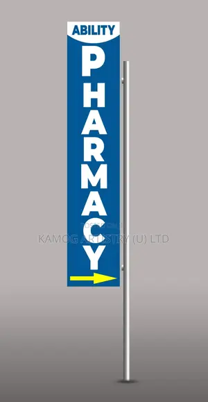 Vertical Light Box Road Signage for Pharmacies