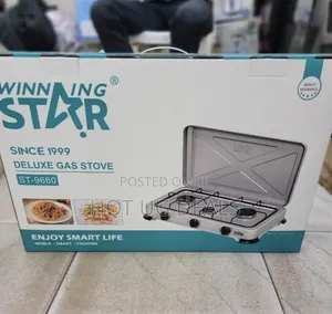 Triple Burner Stainless Steel  Gas Burner With Covertop