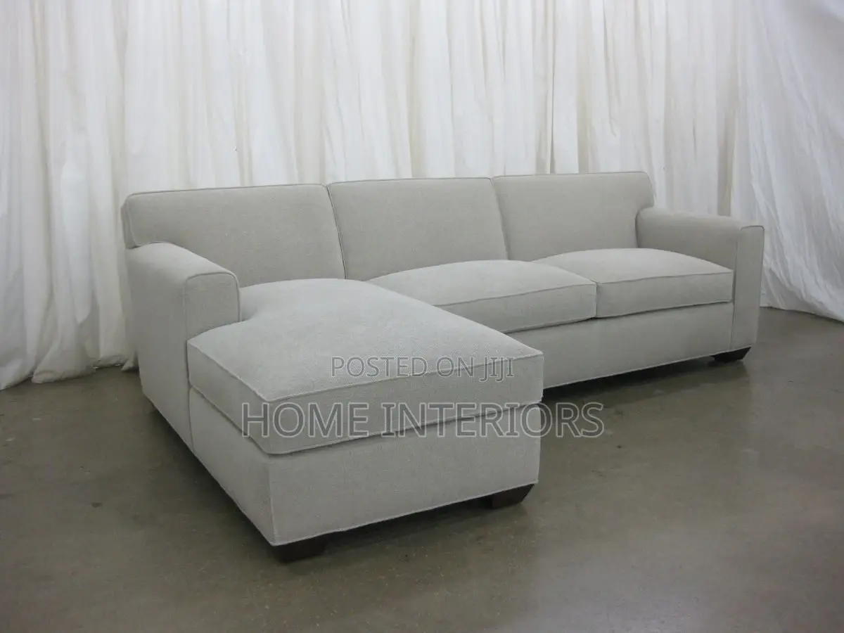 Light Gray Five Seater Sofa Set