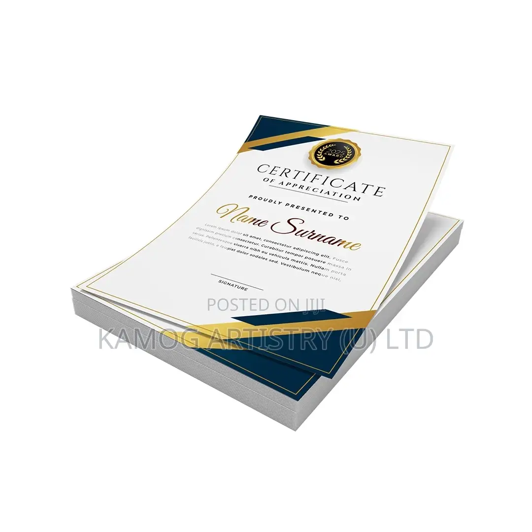 Certificate Printing