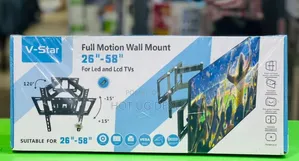 V Star Full Motion Adjustable Tv Wall Mount 26 To 58 Inches