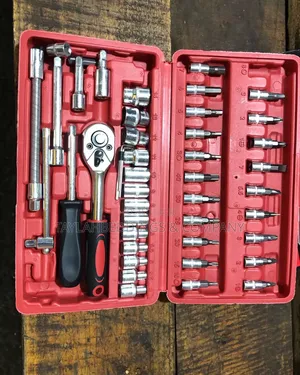 46pcs Socket Wrench Kit Drive Socket Wrench Bits Driver