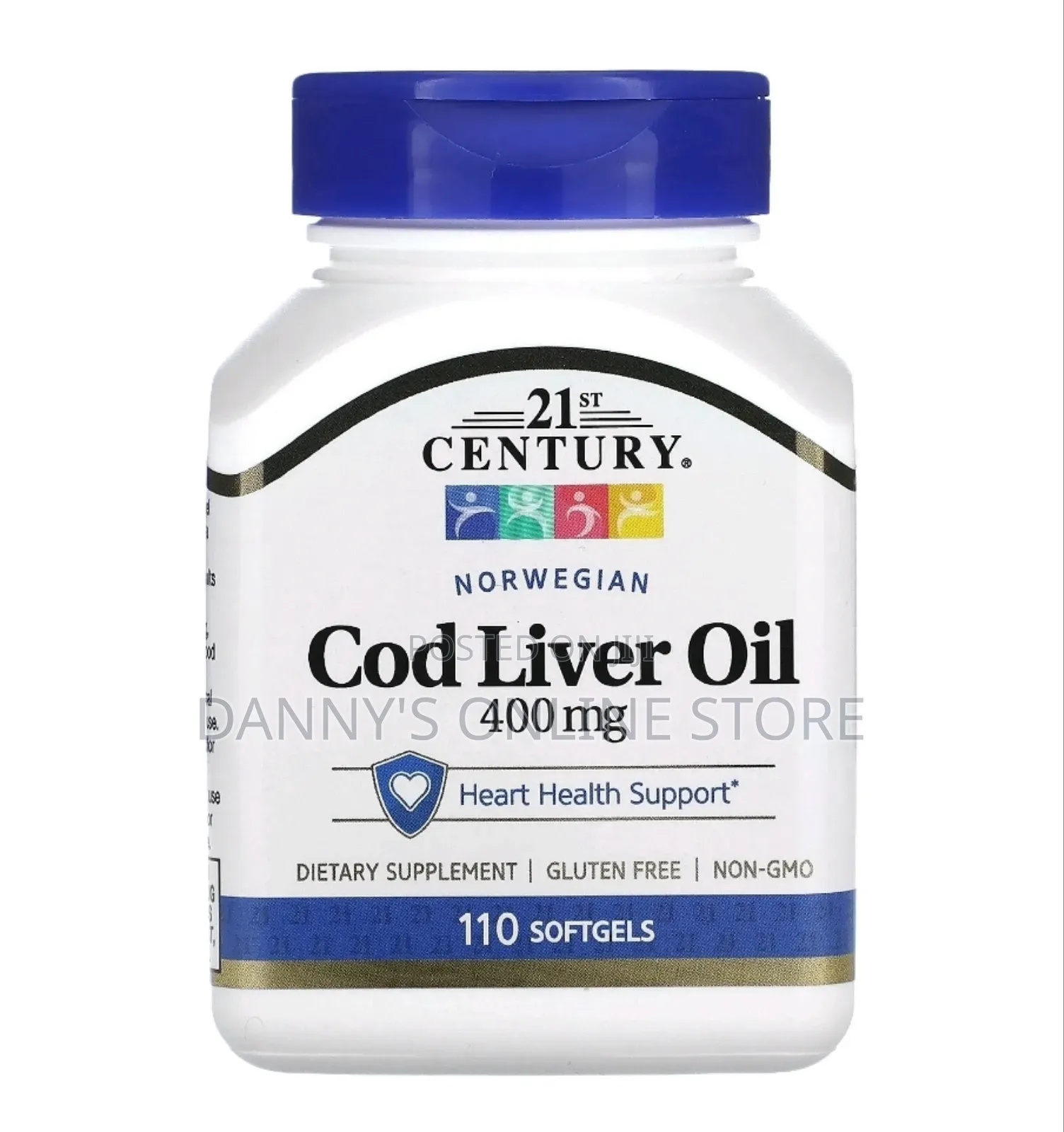 21st Century Norwegian Cod Liver Oil, 110 Softgels