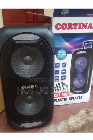 Cortina 12" Portable Pa Speaker Fm Radio,Usb , Mic Cortina Crx-007