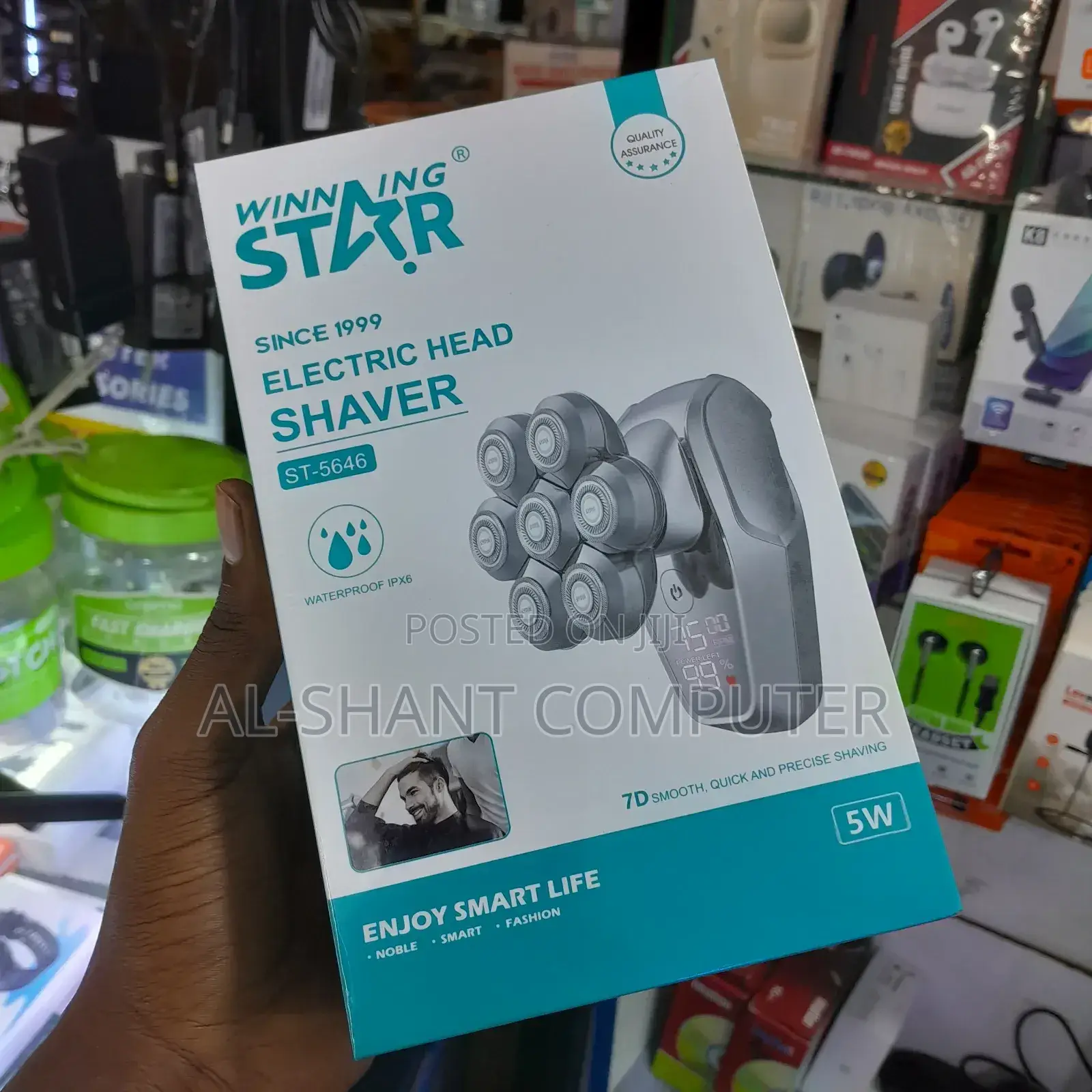 Winning Star Electric Head Shaver and Massager