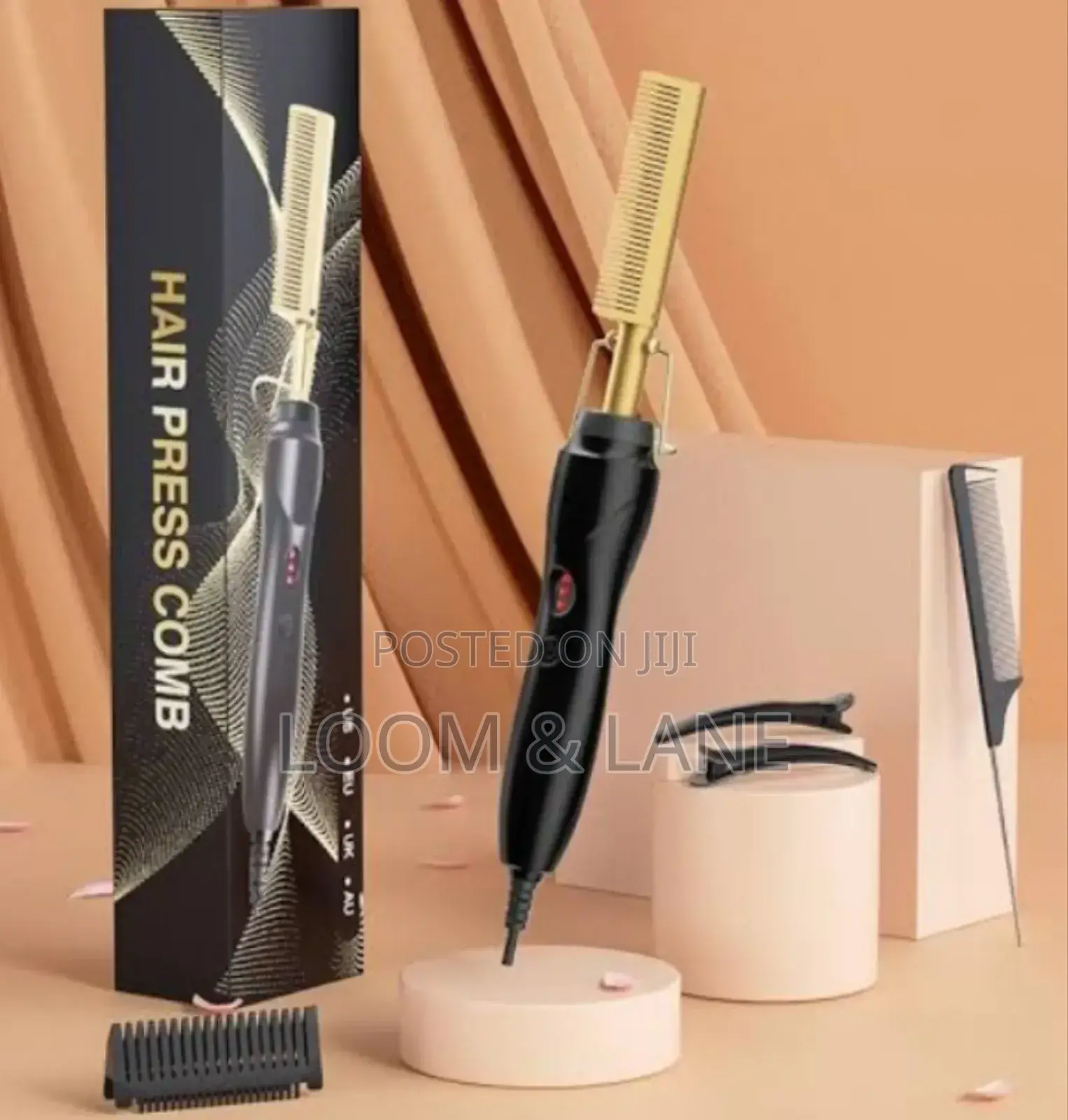 Multifunctional High Heat Ceramic Hair Press Comb