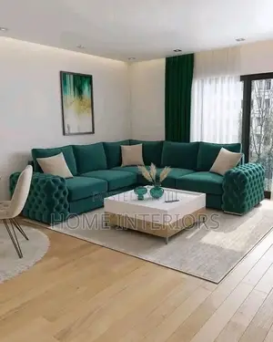 Six Seater Sofa With a Center Table
