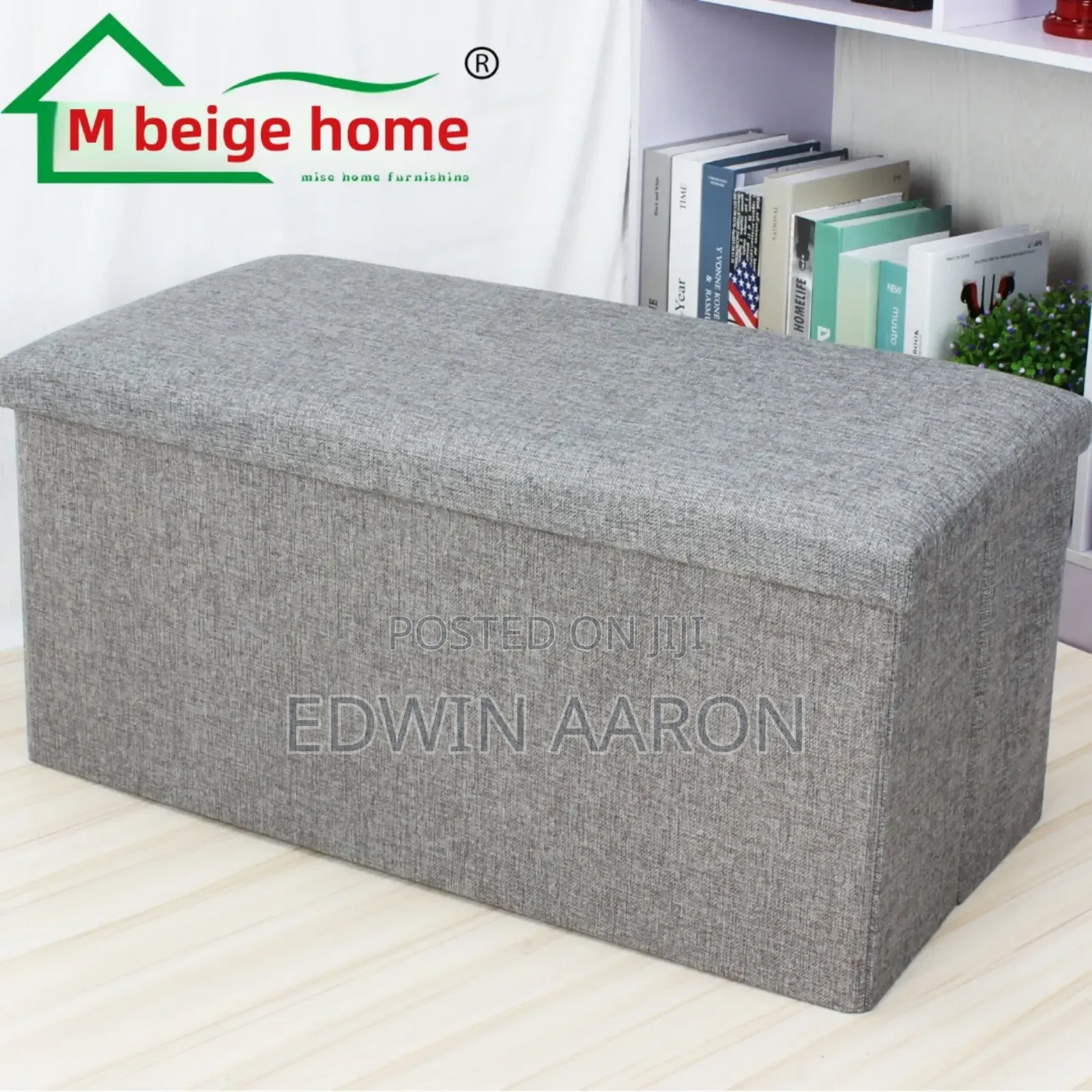 Foldable Ottomans Storage Box