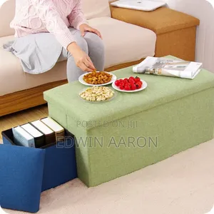 Foldable Ottomans Storage Box