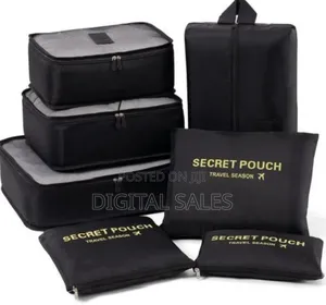 7 PCS Travelling Secret Pouch