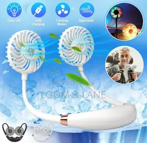 Massage Hanging Neck Fan
