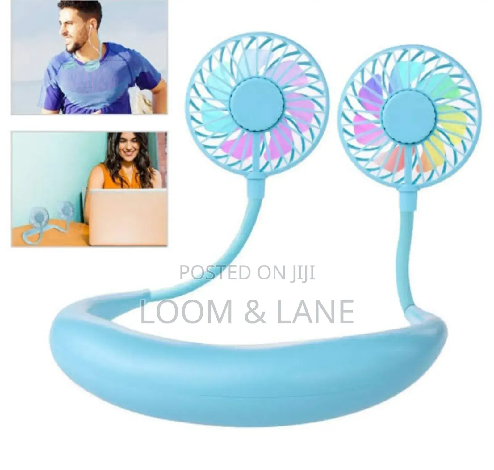 Massage Hanging Neck Fan