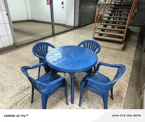 Plastic Table and Chairs Plastic Table and Chairs