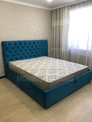 Navy Blue 5 by 6 Bed
