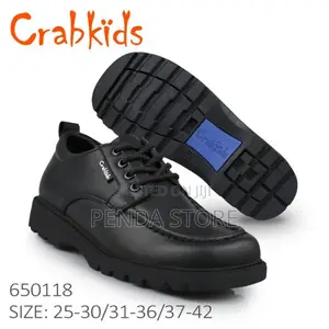 Crabkids Boys Genuine Leather School Shoes Crabkids Shoes