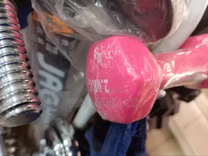 A Pair of 2 Kg Pink Vinyl Dumbbell