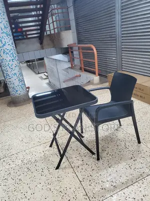 Glass Table and Chair