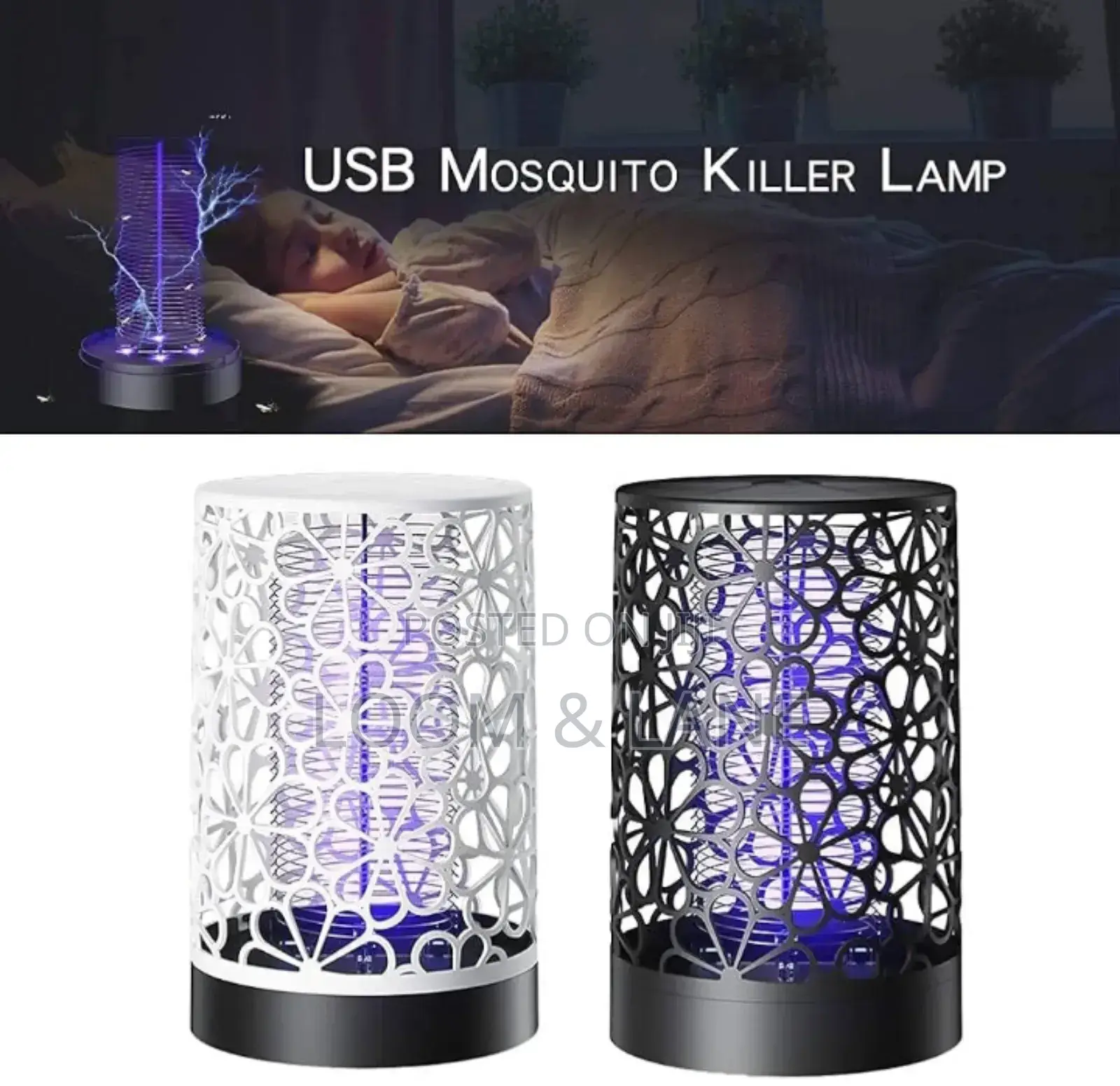 Led Electrical Usb Ultraviolet Mosquito Killing Lamp