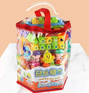 Children's Large Particle Plastic Building Blocks Toys