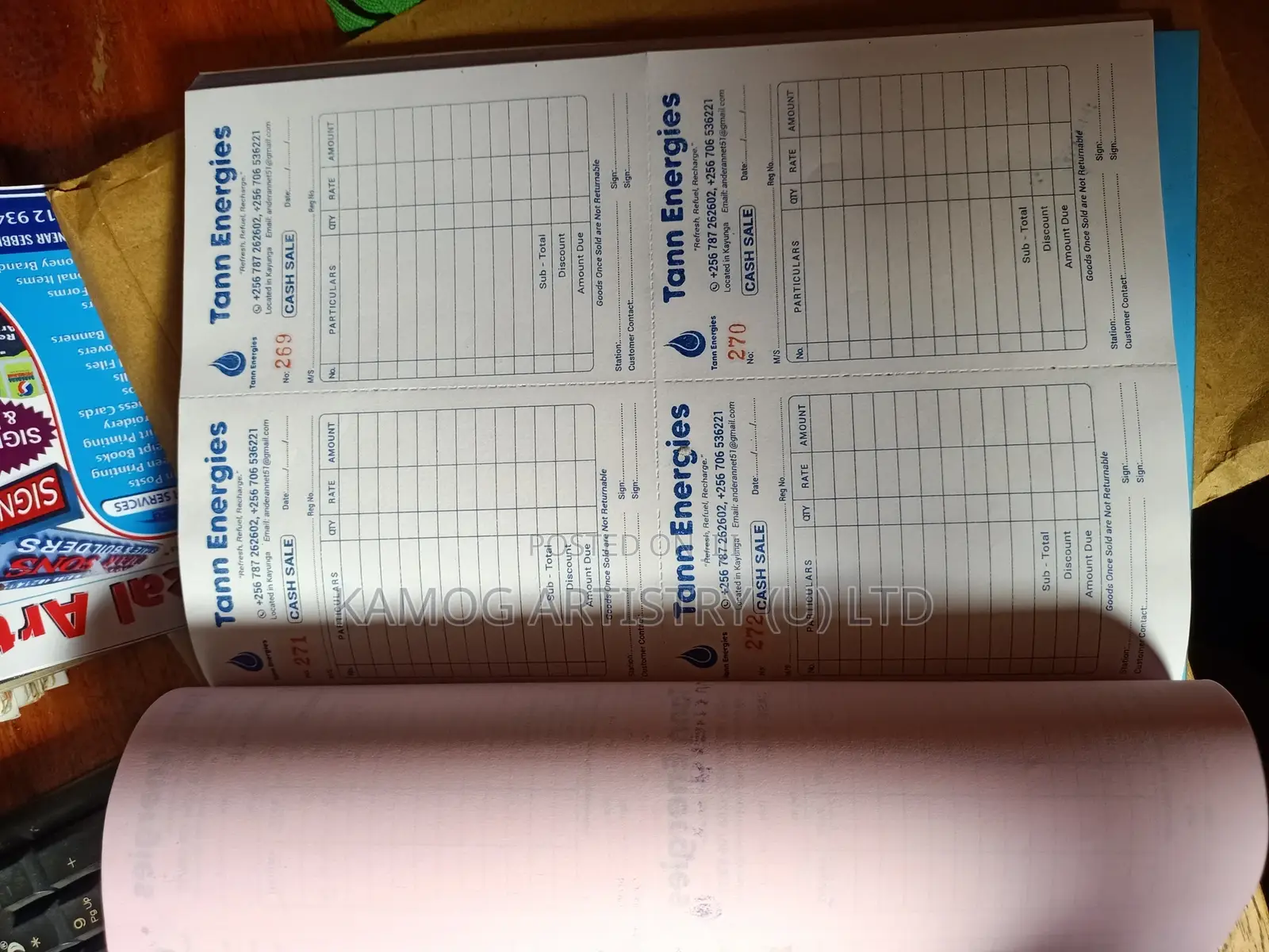 Sale Book - A4 With A6 Receipts