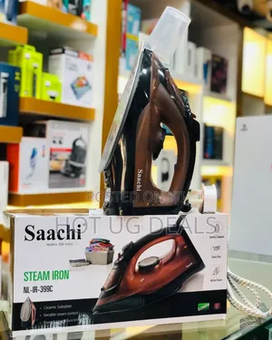 Saachi Steam Iron With Ceramic Sole Plate -blue