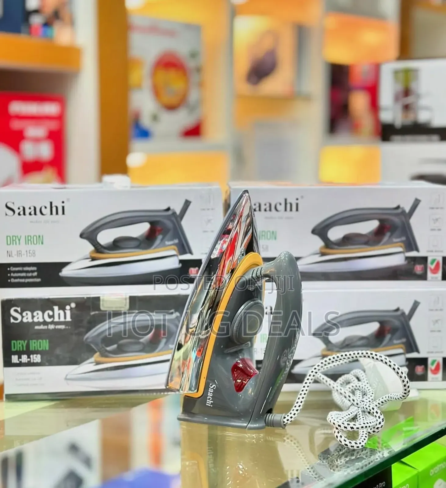 Saachi Non Stick Dry Flat Iron - Silver,Grey(1 Yr Wrty)
