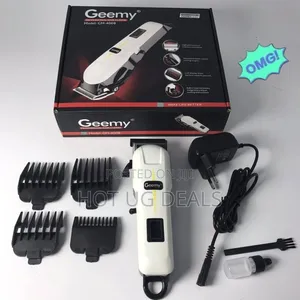 Geemy Rechargeable Saloon Hair Clipper Beard Trimmer