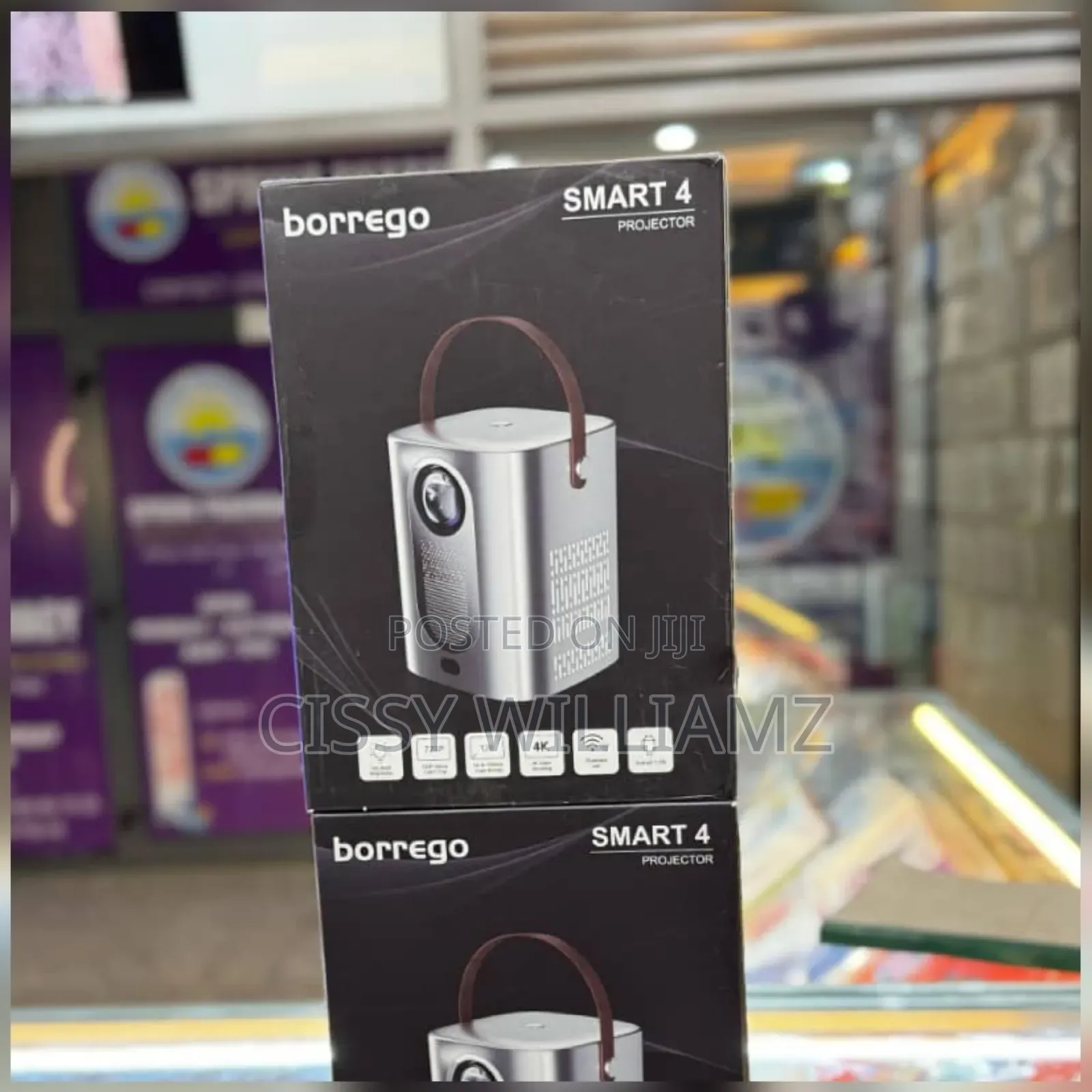 Borrego Smart 4 Projector Android Wifi Projector